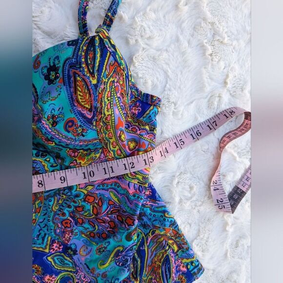 VS Tankini Paisley Floral with push up bra 36 A - Picture 5 of 9